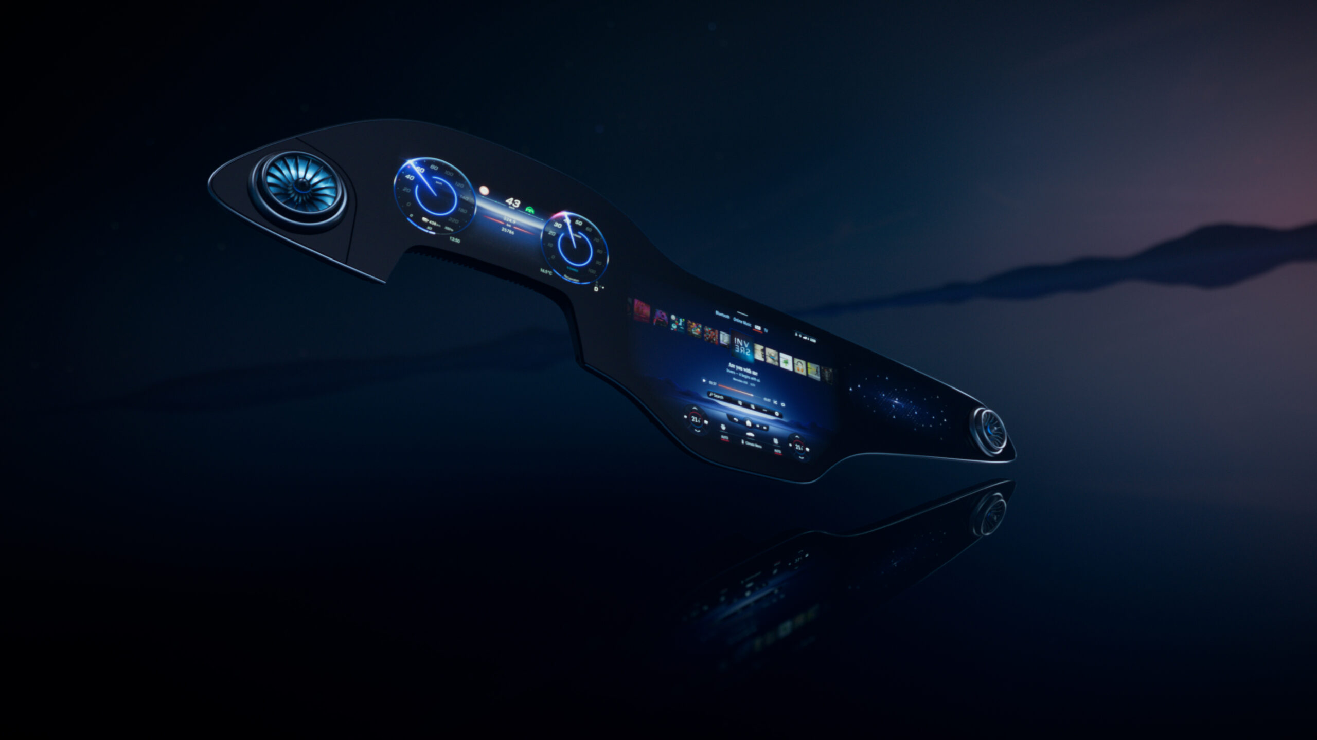 Mercedes-Benz MBUX Hyperscreen: la pantalla más inteligente