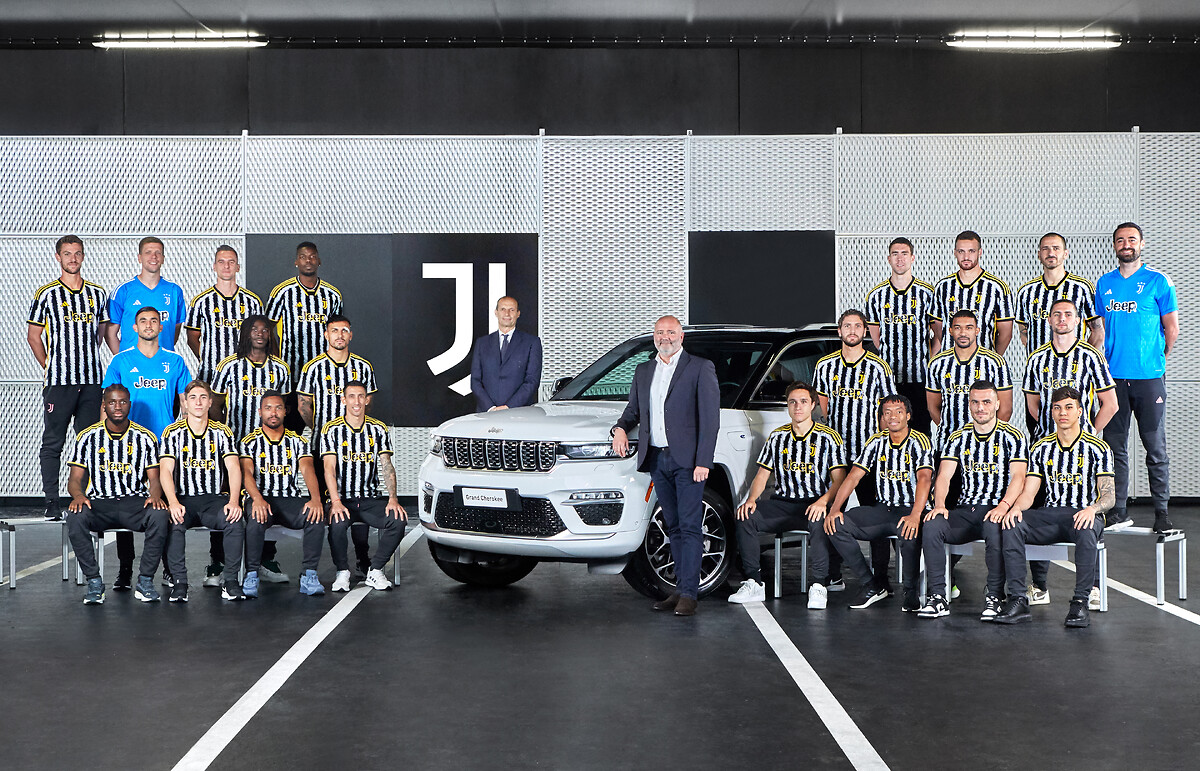 Jeep Grand Cherokee 4xe para los jugadores de Juventus