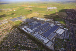 Planta Bentley en Crewe Paneles Solares