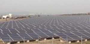 Harvesting a solar farm