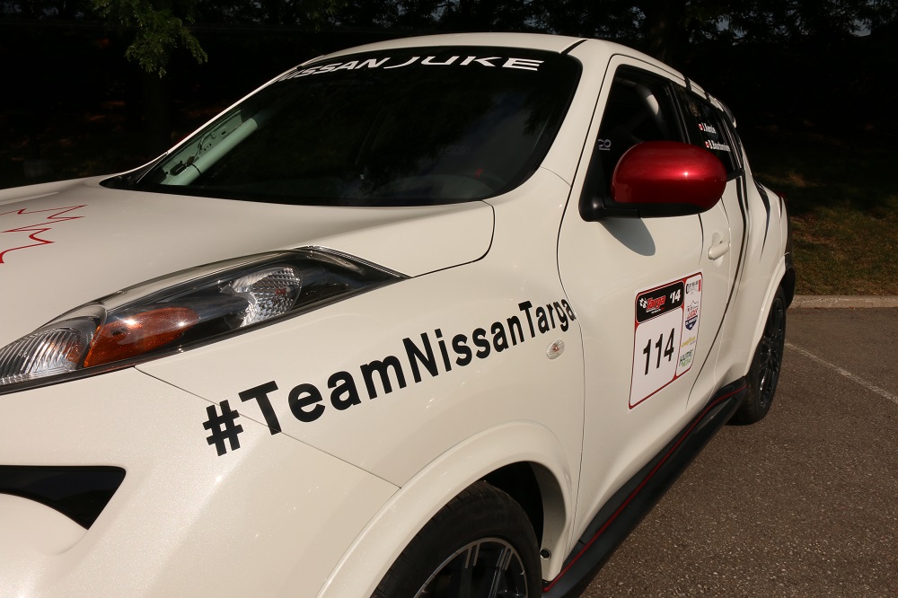 NISMO RS JUKE sporty Micras comprise Team Nissan Canada for Tar
