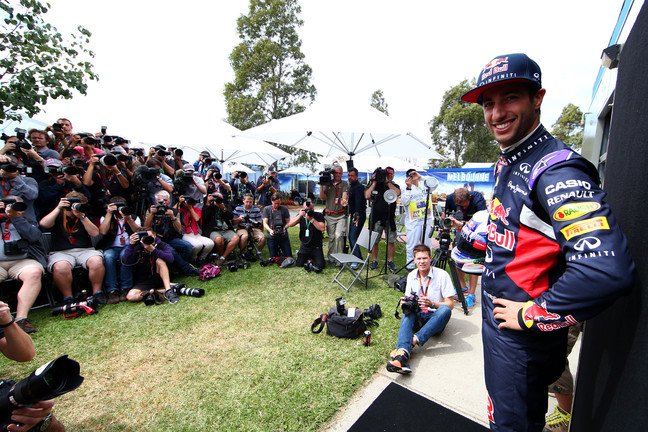 Las estrellas del Infiniti Red Bull Racing en el Zócalo ¿Quienes son?