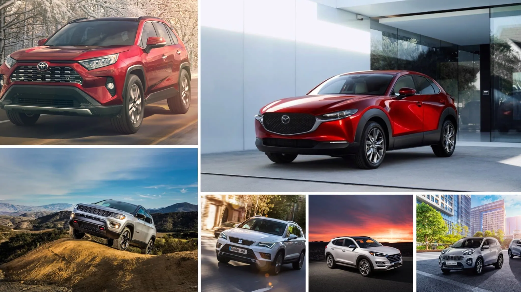 Comparativa SUV familiar segmento C