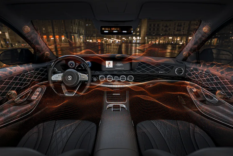 sistema de audio sin bocinas continental