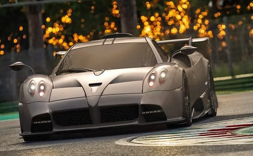 Pagani Huayra Imola-frente en pista