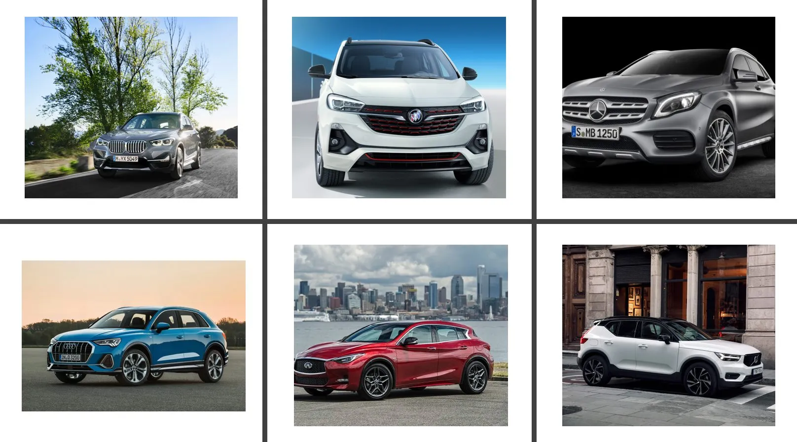 SUV premium compactos comparativa