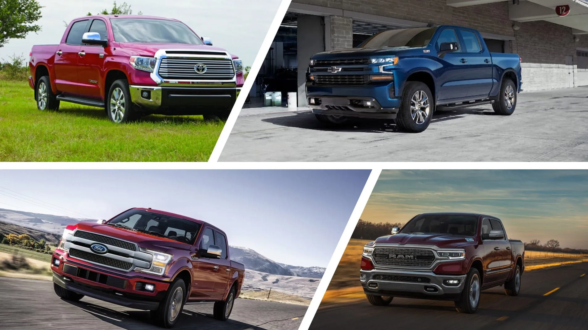 Comparativa de pick up grandes - full size pick ups