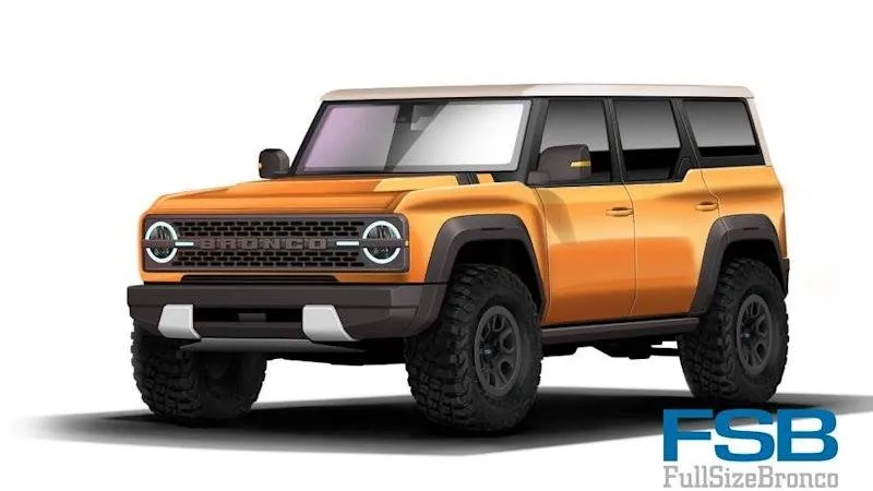 Se filtran colores de Ford Bronco 2021