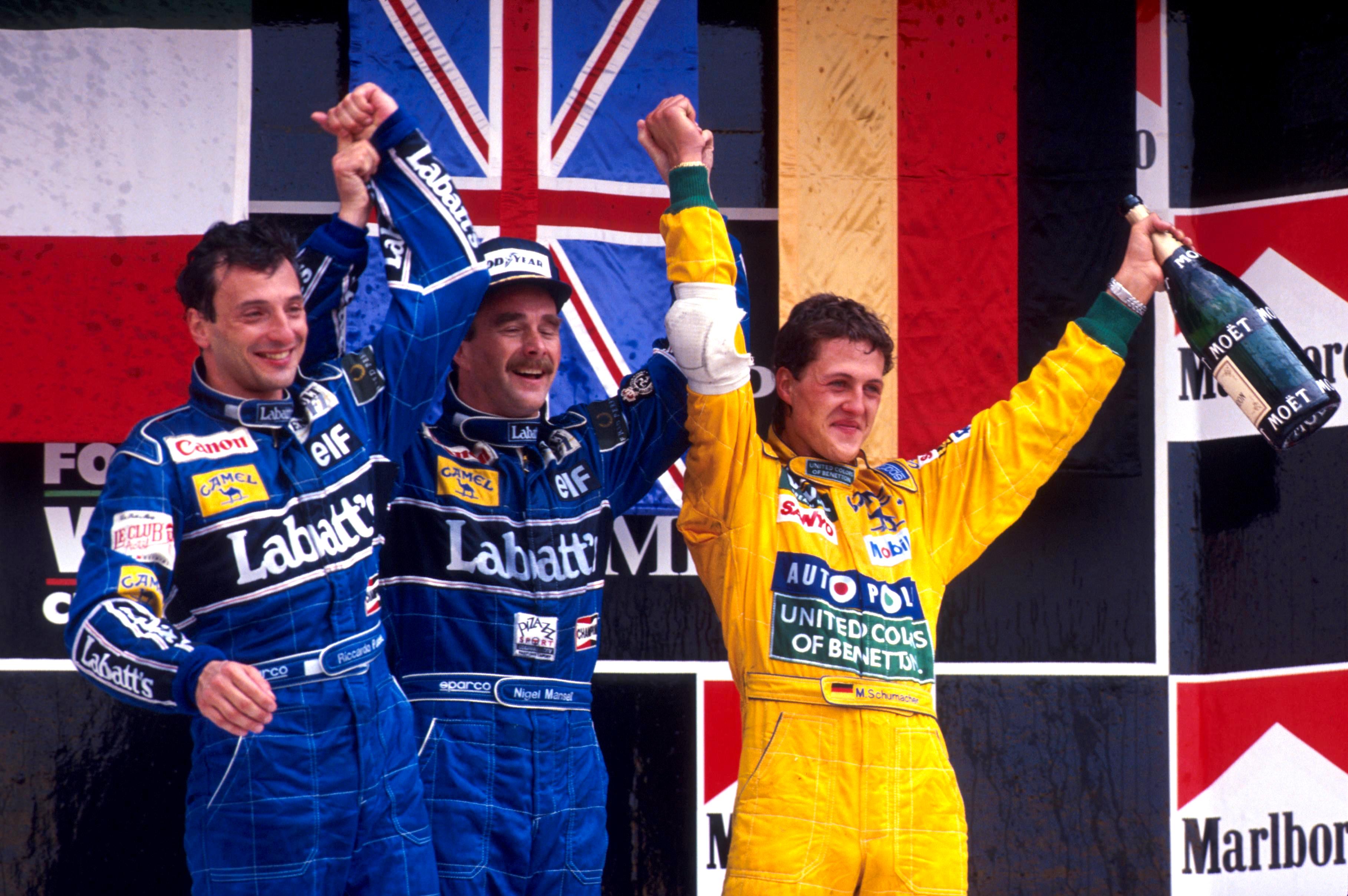 GP de México de 1992 el primer podio de Michael Schumacher en el F1