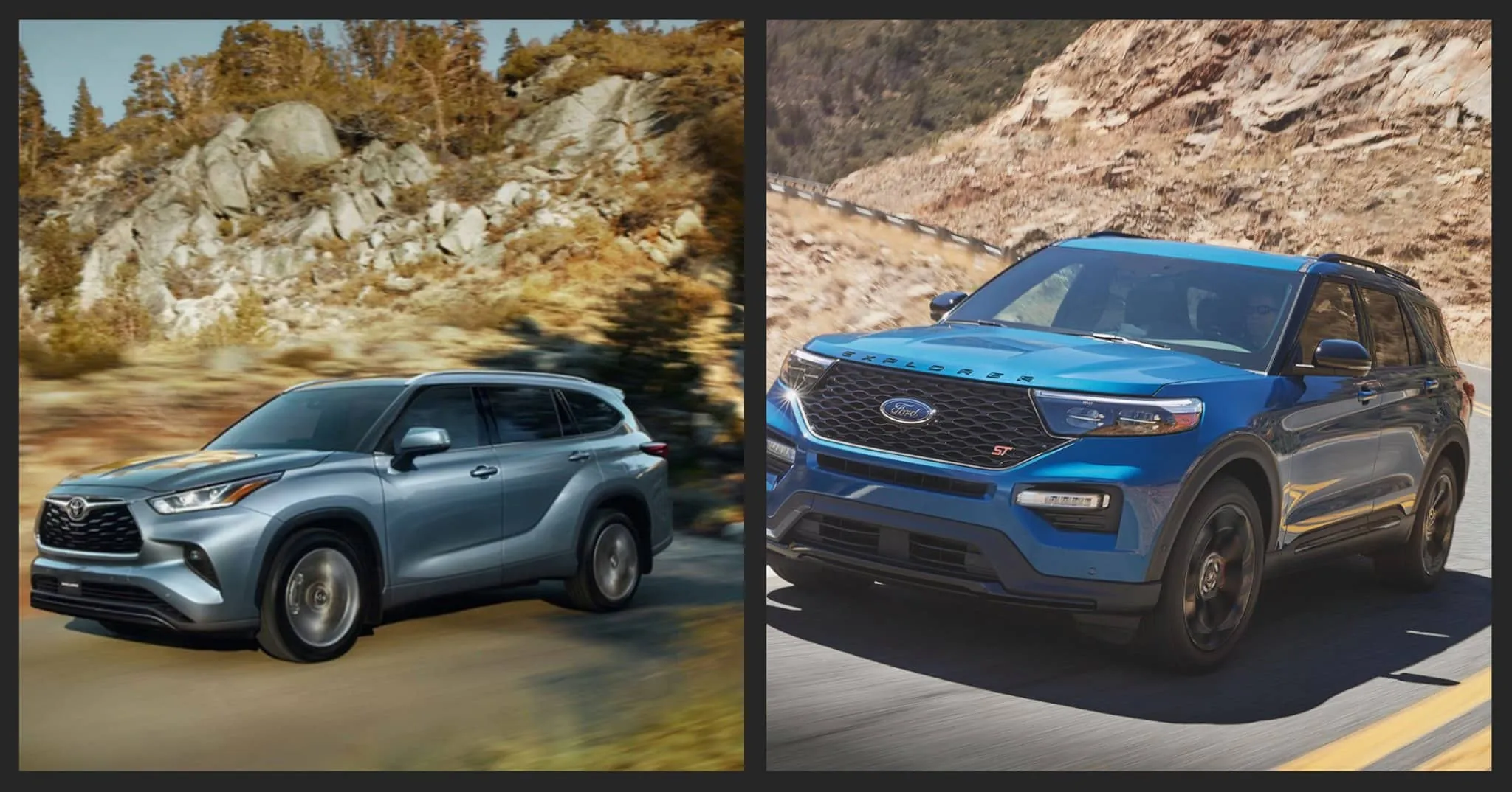 Toyota Highlander versus Ford Explorer