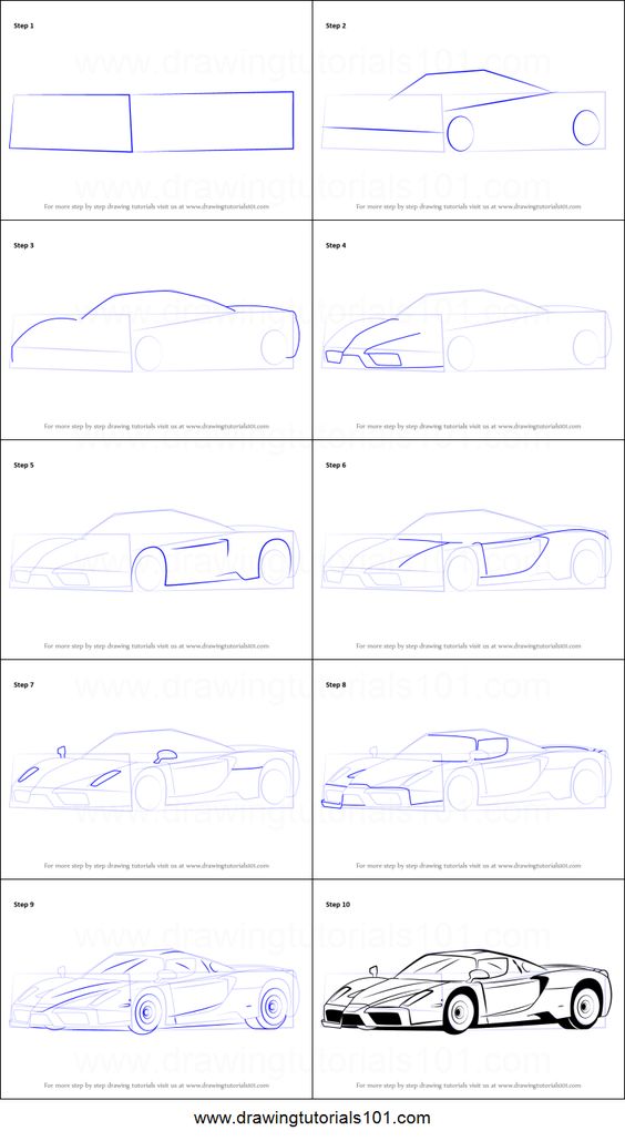 Quieres aprender a dibujar autos? Te decimos la mejor técnica