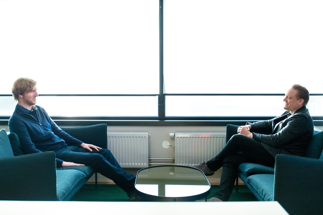 Henrik Green chief technology officer at Volvo Cars and Austin Russell founder and CEO of Luminar | Memo Lira