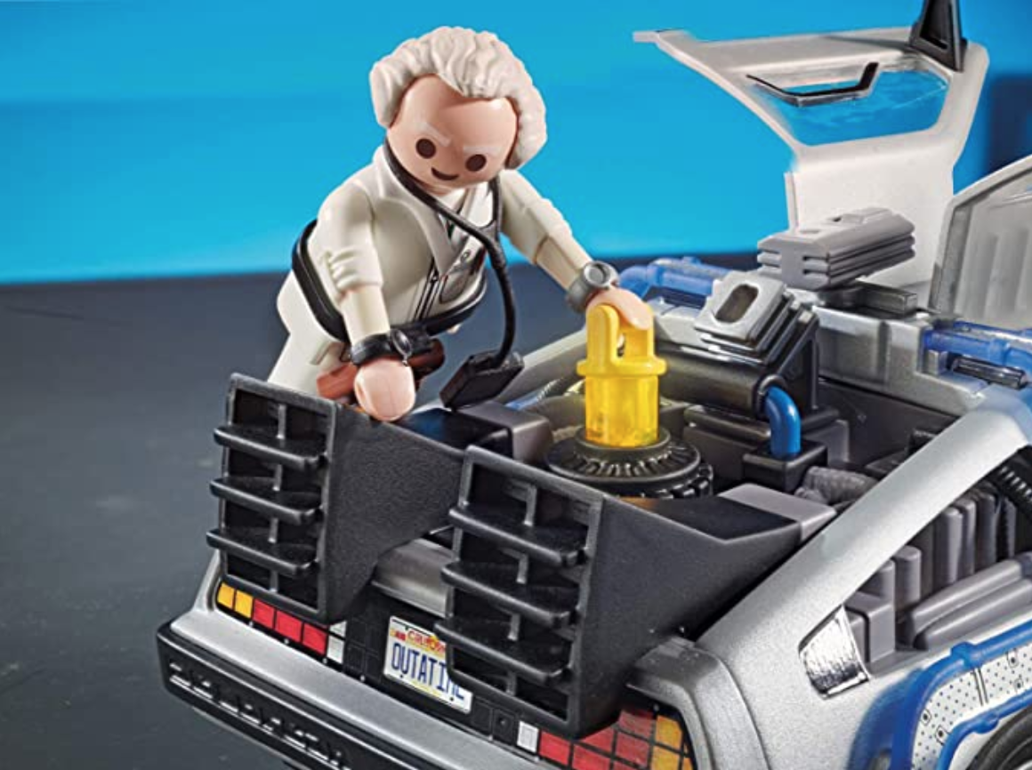 ver al Futuro DeLorean 4Playmobil Volver al Futuro DeLorean 1