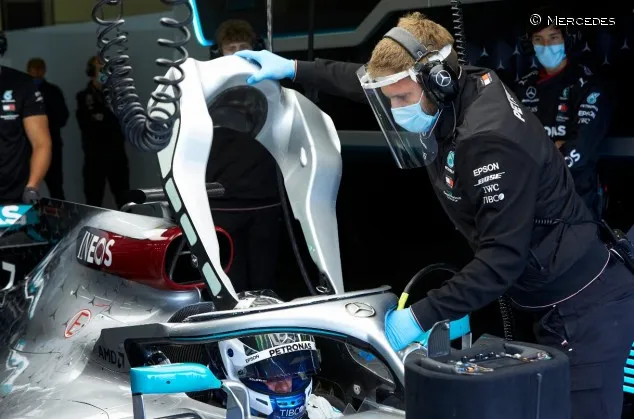 El equipo Mercedes está de regreso en la pista