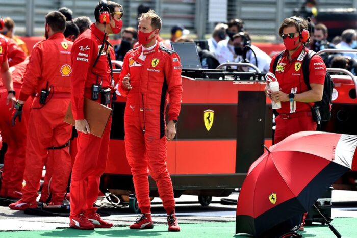 Binotto niega que haya sacrificado a Vettel para ayudar a Leclerc