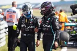 La lucha contra el racismo le costo a Bottas 3 kg.