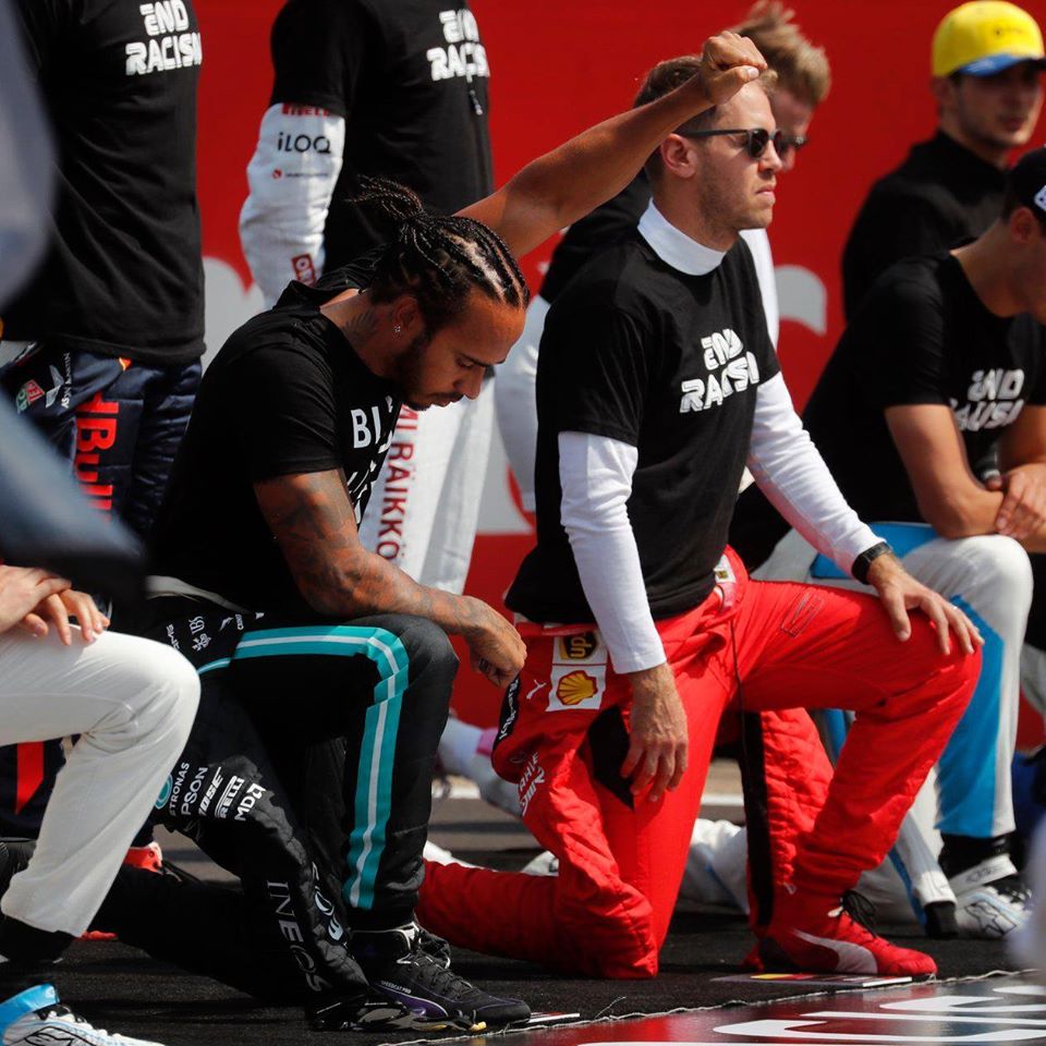 La lucha contra el racismo le costo a Bottas 3 kg