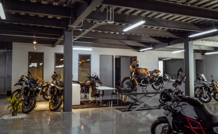 Zona de exhibición de BMW Motorrad