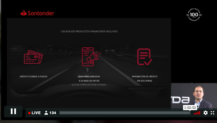 Surge Mazda Financial Services de la mano de Banco Santander | Memo Lira Surge Mazda Financial Services de la mano de Banco Santander