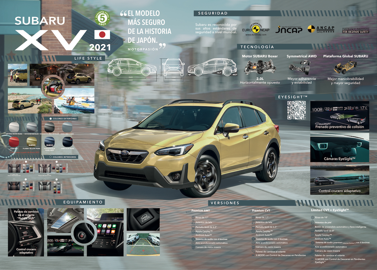 Fun + Adventure llega Subaru XV 2021