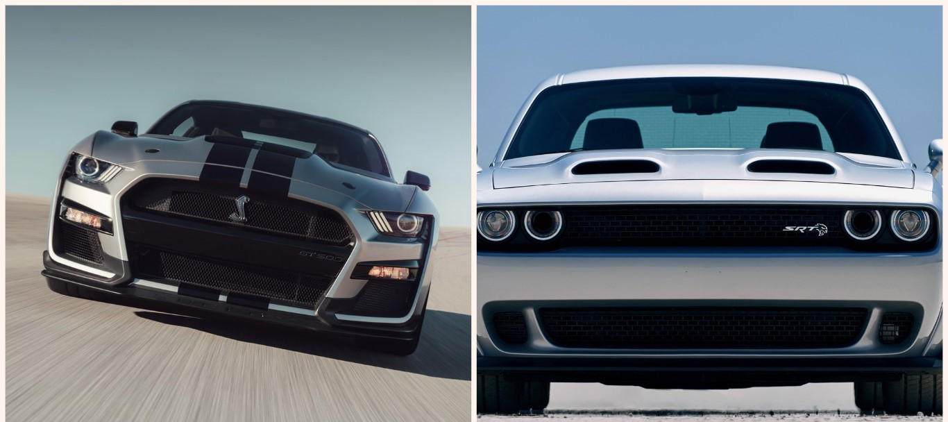 Ford Shelby GT 500 y challenger | Memo Lira