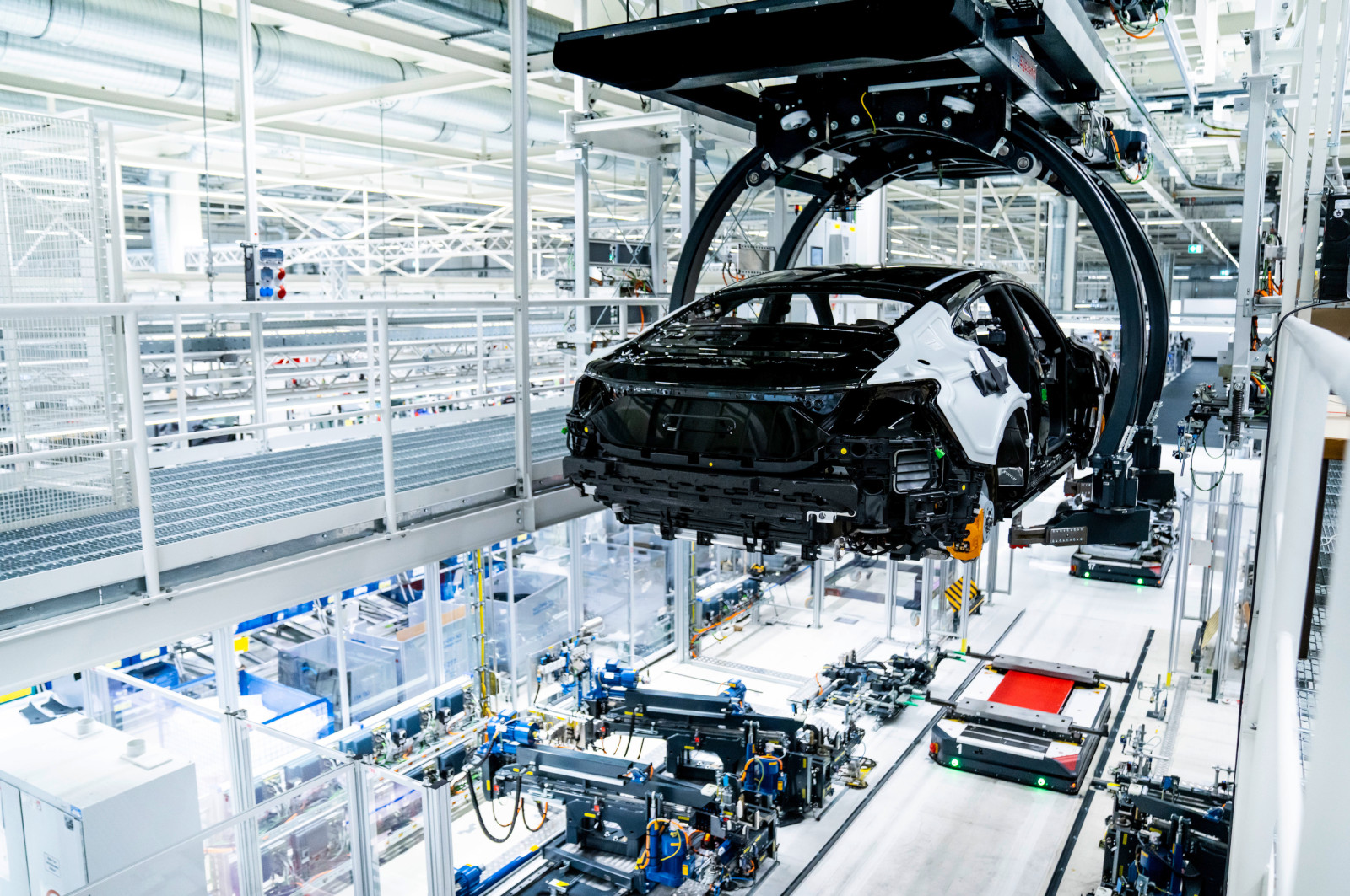 The assembly facility of the Audi etron GT at Böllinger Höfe | Memo Lira