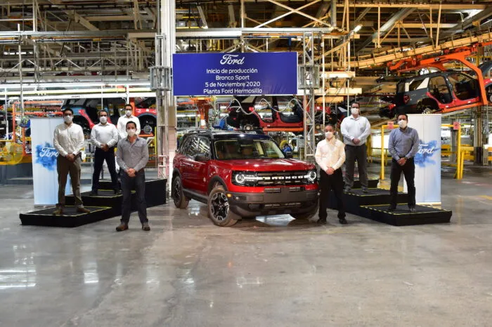 Comienza la producción de Ford Bronco Sport en México