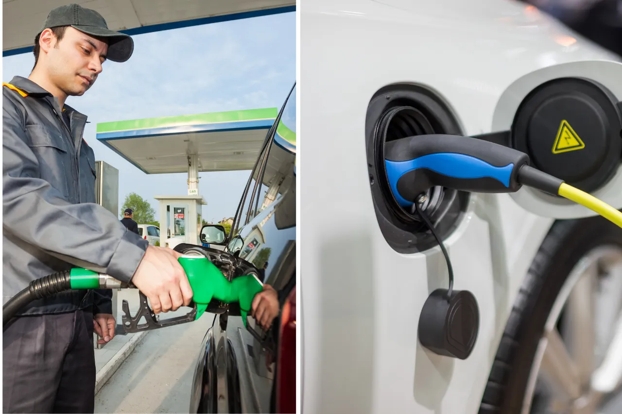 ¿Gasolina o electricidad, electricidad o gasolina?