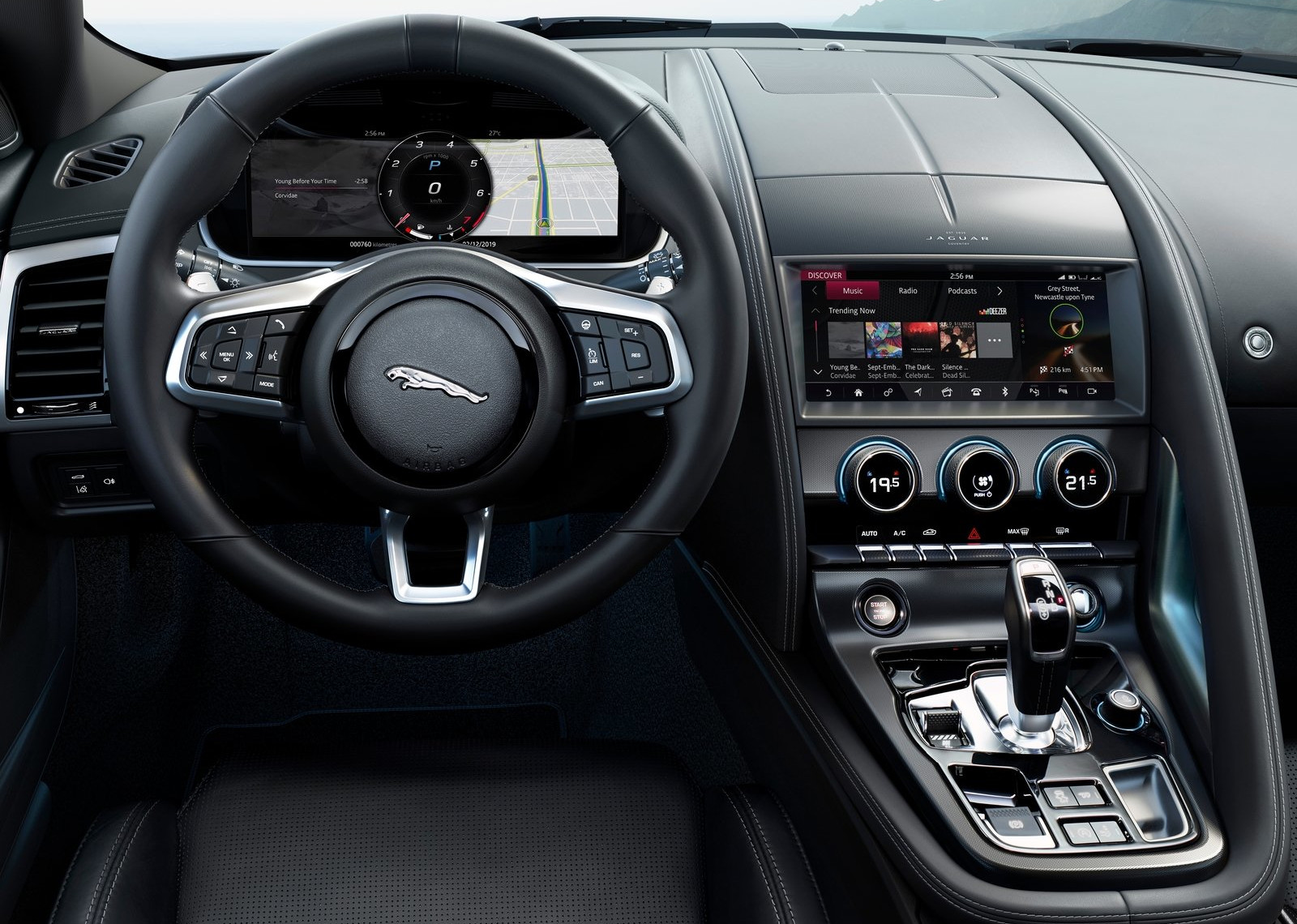 Interior Jaguar F TYPE