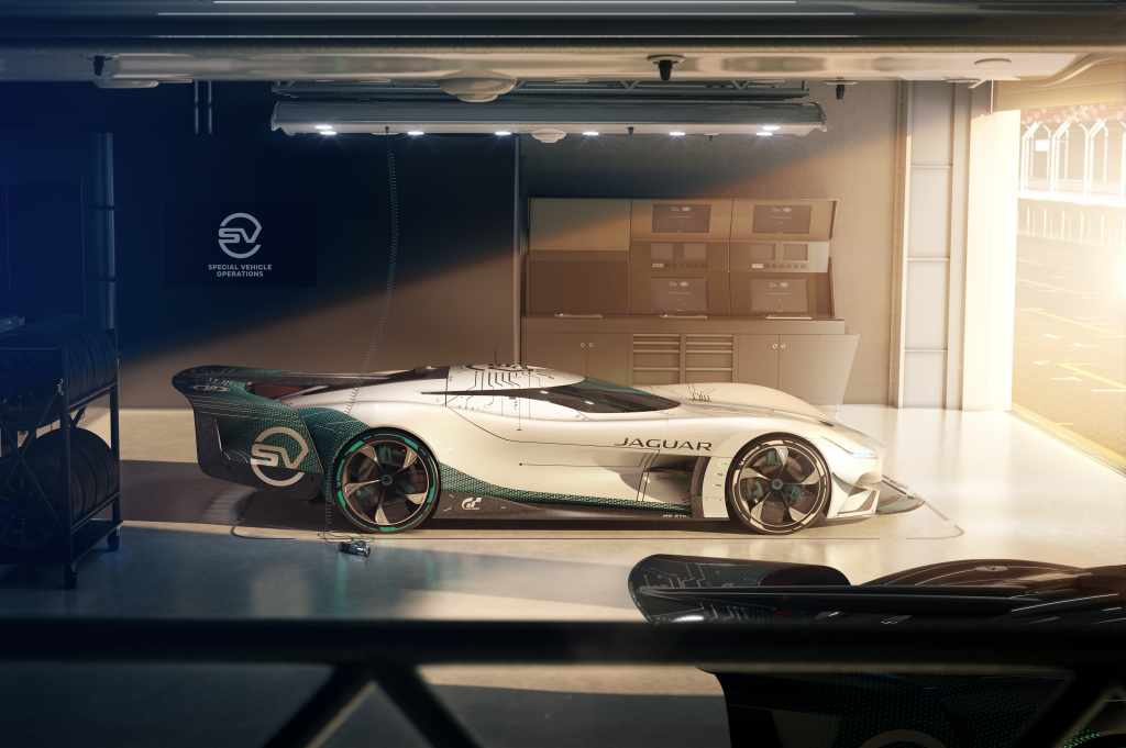 Jaguar Vision Gran Turismo SV el deportivo eléctrico para videojuegos 3 | Memo Lira
