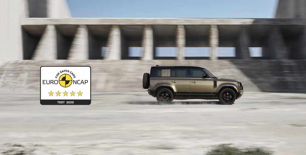 Land Rover Defender obtiene 5 estrellas Euro NCAP