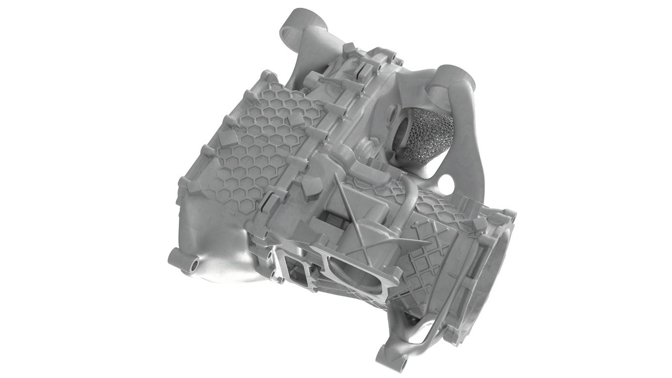 Porche imprime carcasa de motor eléctrico