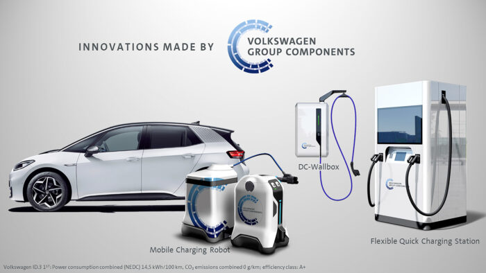 Volkswagen analiza nuevo dispositivo para carga de eléctricos