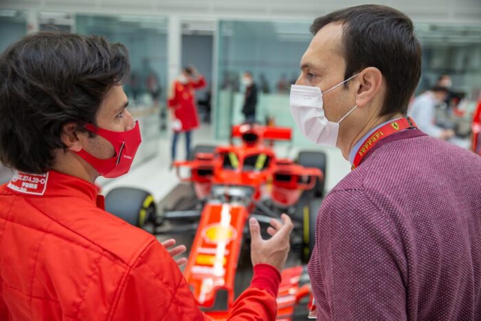 Carlos Sainz debutará con el Ferrari SF71-H la próxima semana