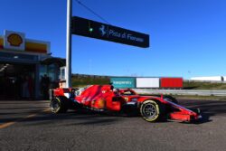 Leclerc se puso al volante del Ferrari SF71-H en Fiorano