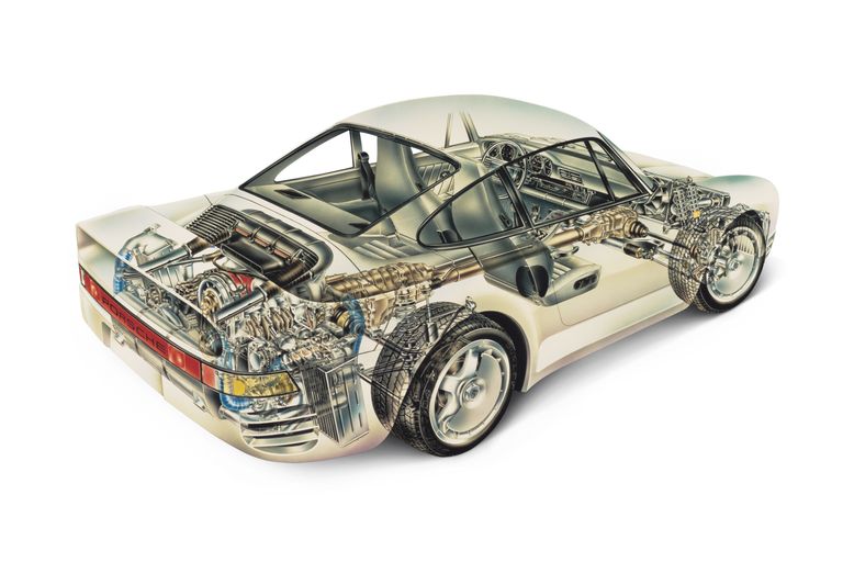 Porsche 959 Bosquejo | Memo Lira