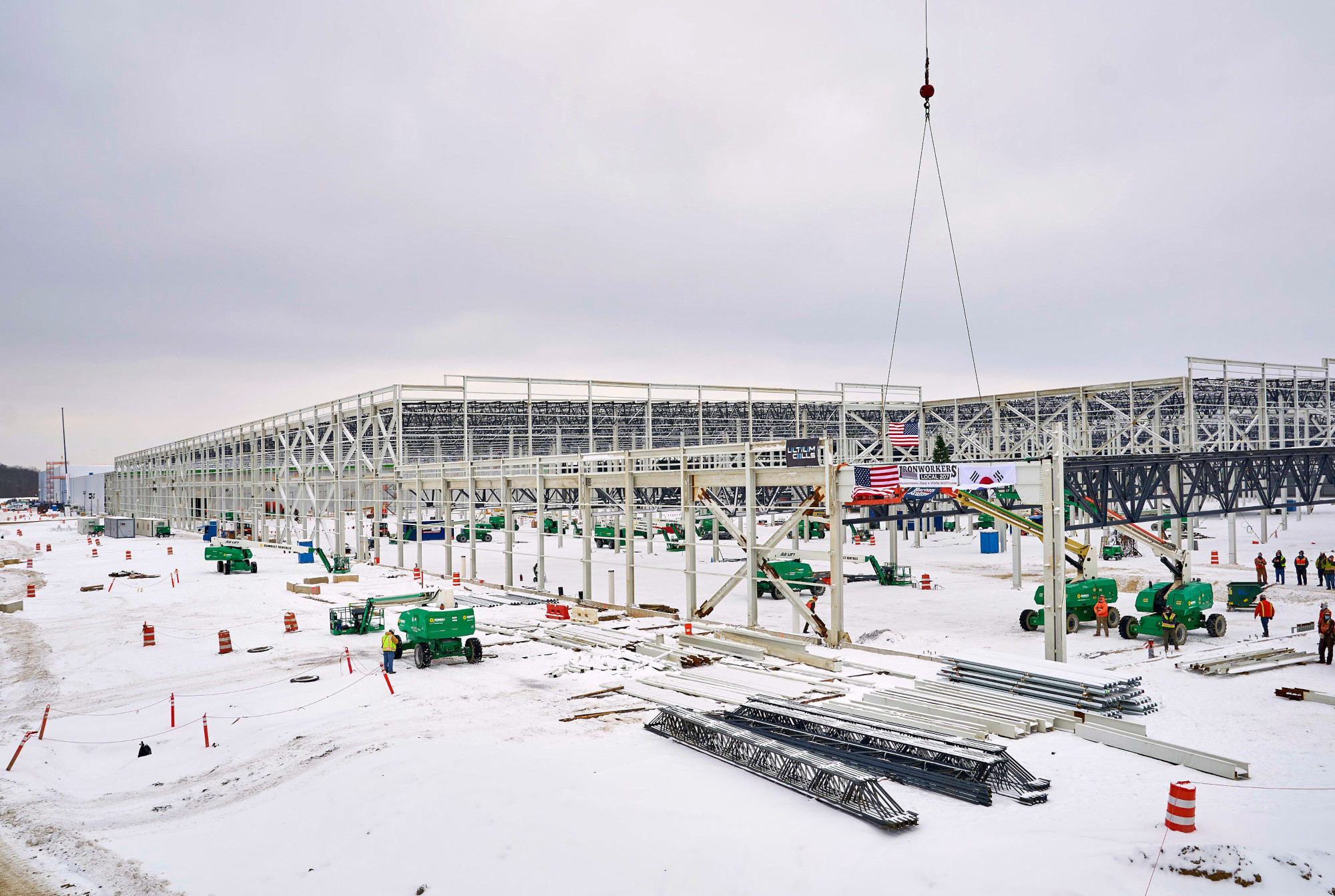 Avanza la nueva factoría para baterías Ultium de GM