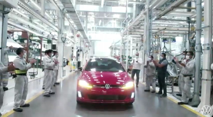 Finaliza producción de Golf en México