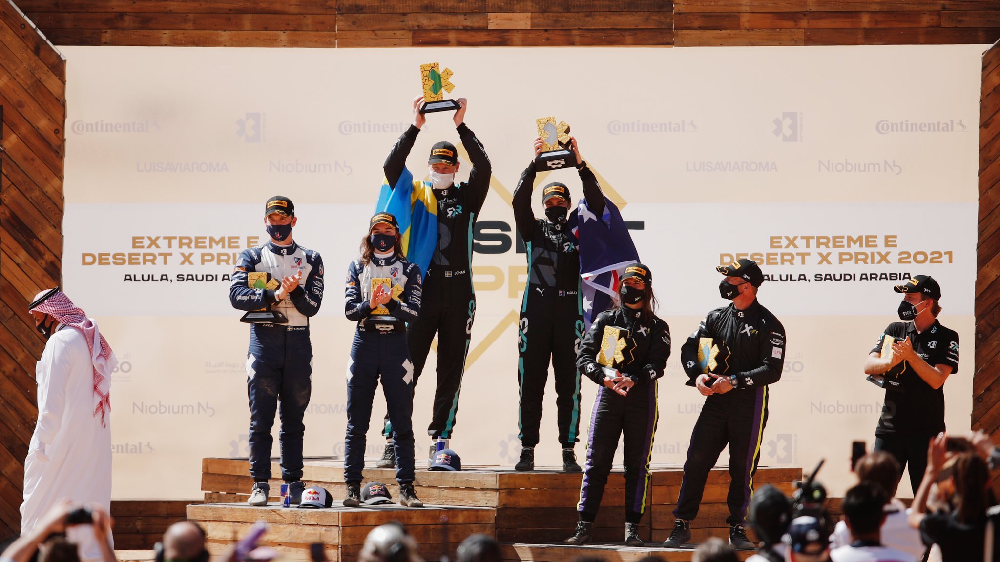 Rosberg X gana el Desert X Prix de Extreme E