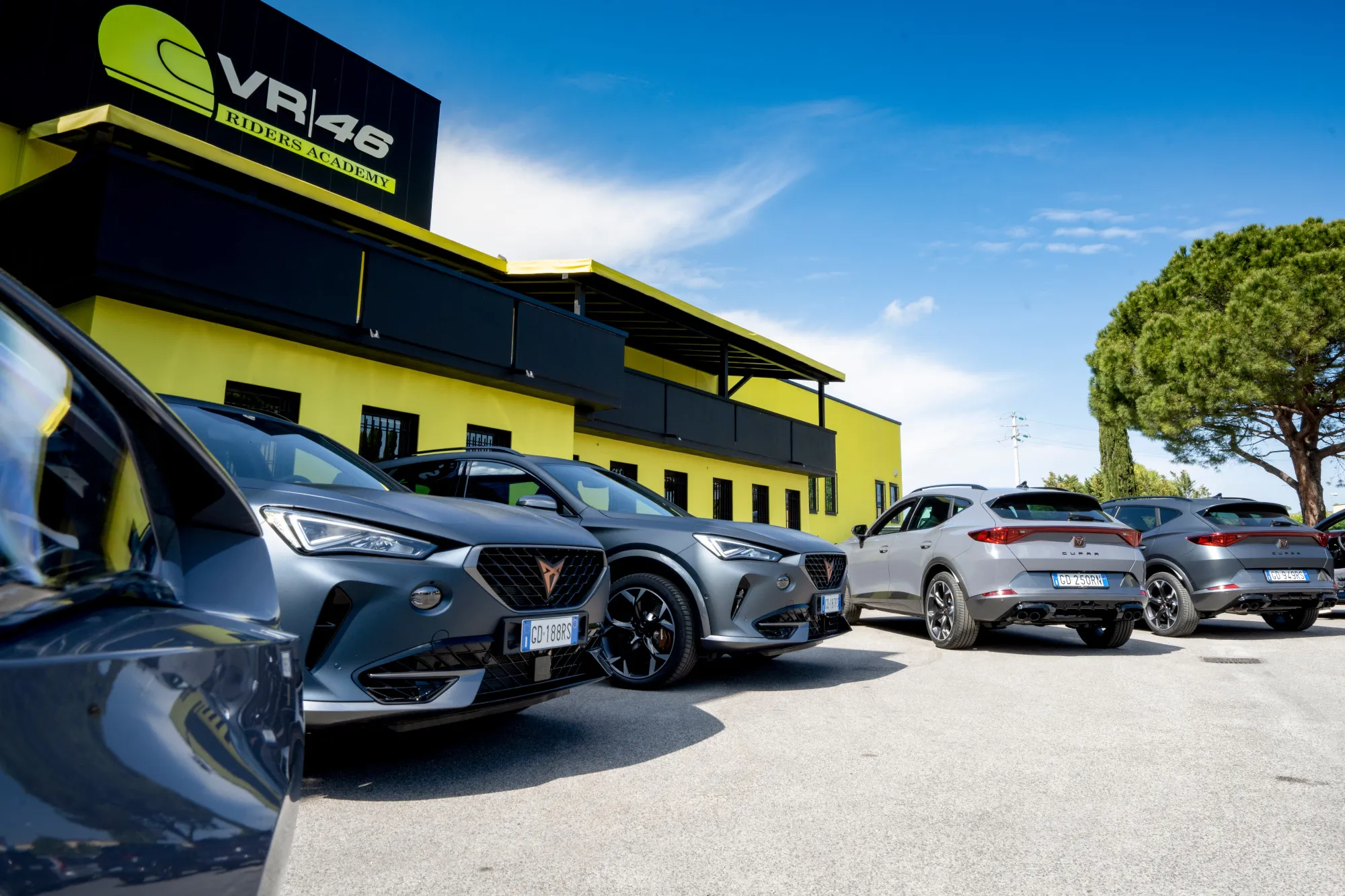 Cupra colabora con la academia de Valentino Rossi