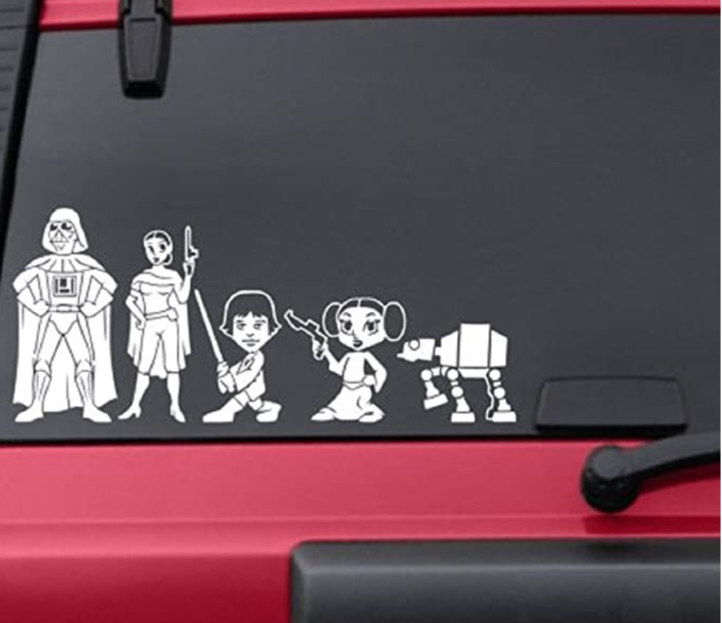 calcomanias auto star wars 3 Star Wars