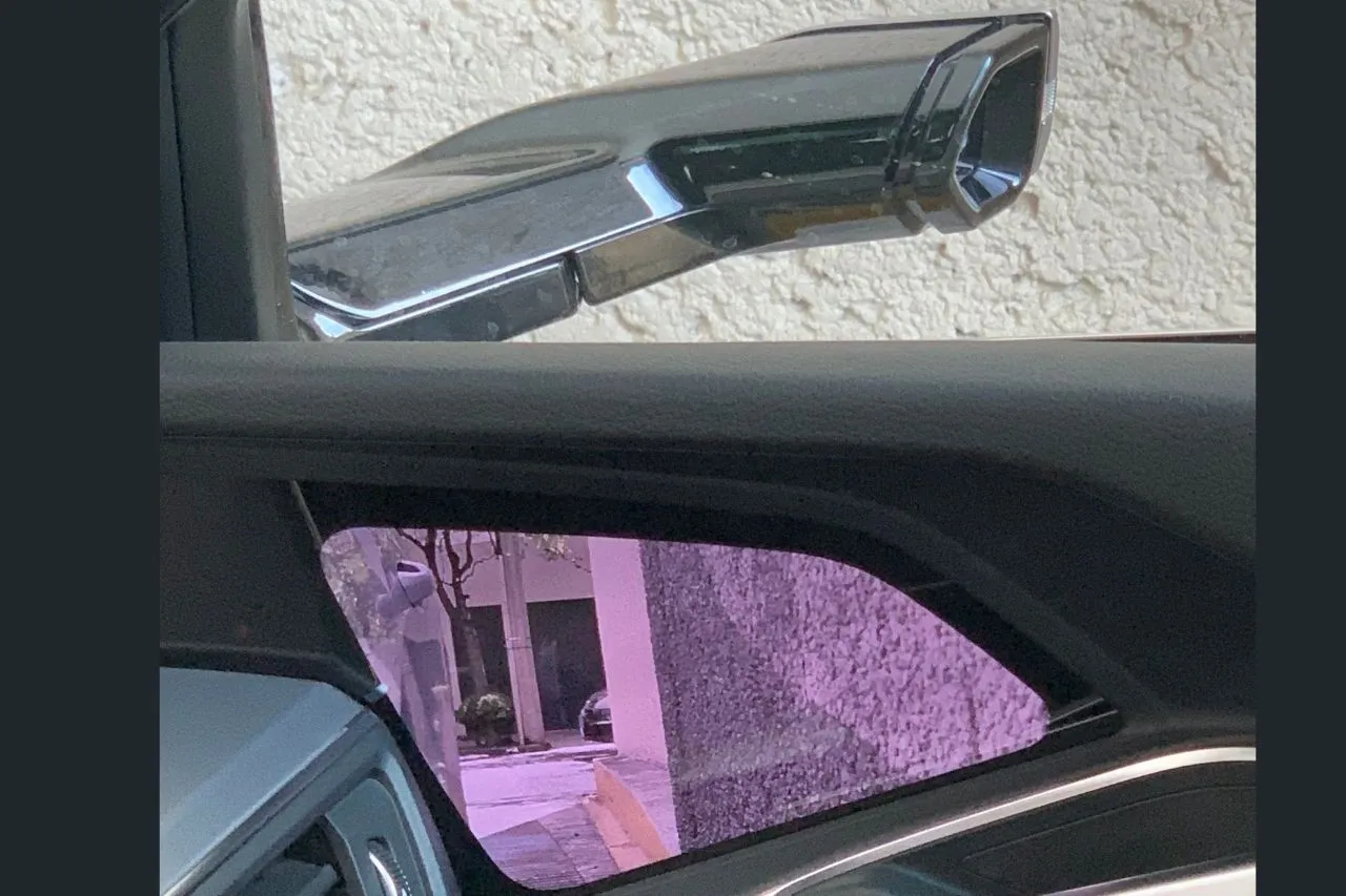 Los espejos retrovisores han sido cambiados por cámaras de visión trasera laterales.