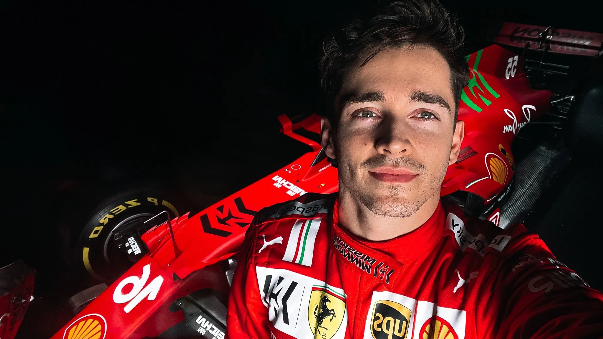 Leclerc ha conducido la primera versión del Ferrari 2022 en un simulador