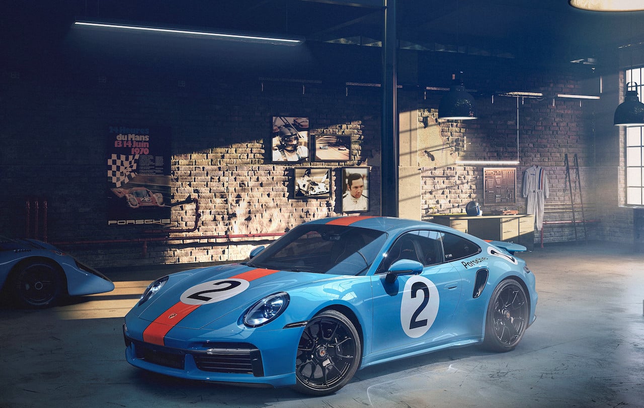 A caridad el Porsche en honor de Pedro Rodríguez