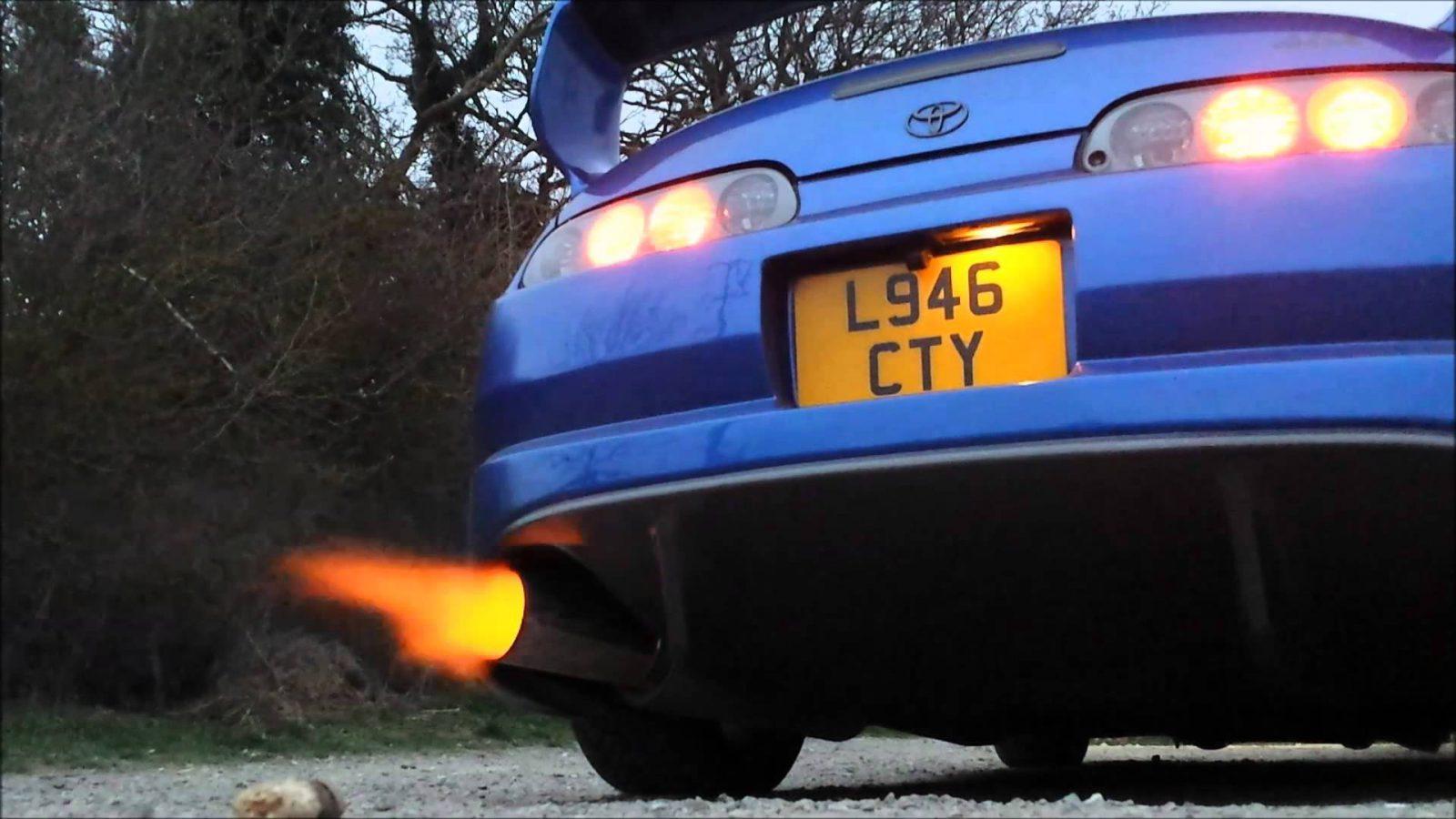 Anti lag en un Supra
Fotografía de hotcars.com