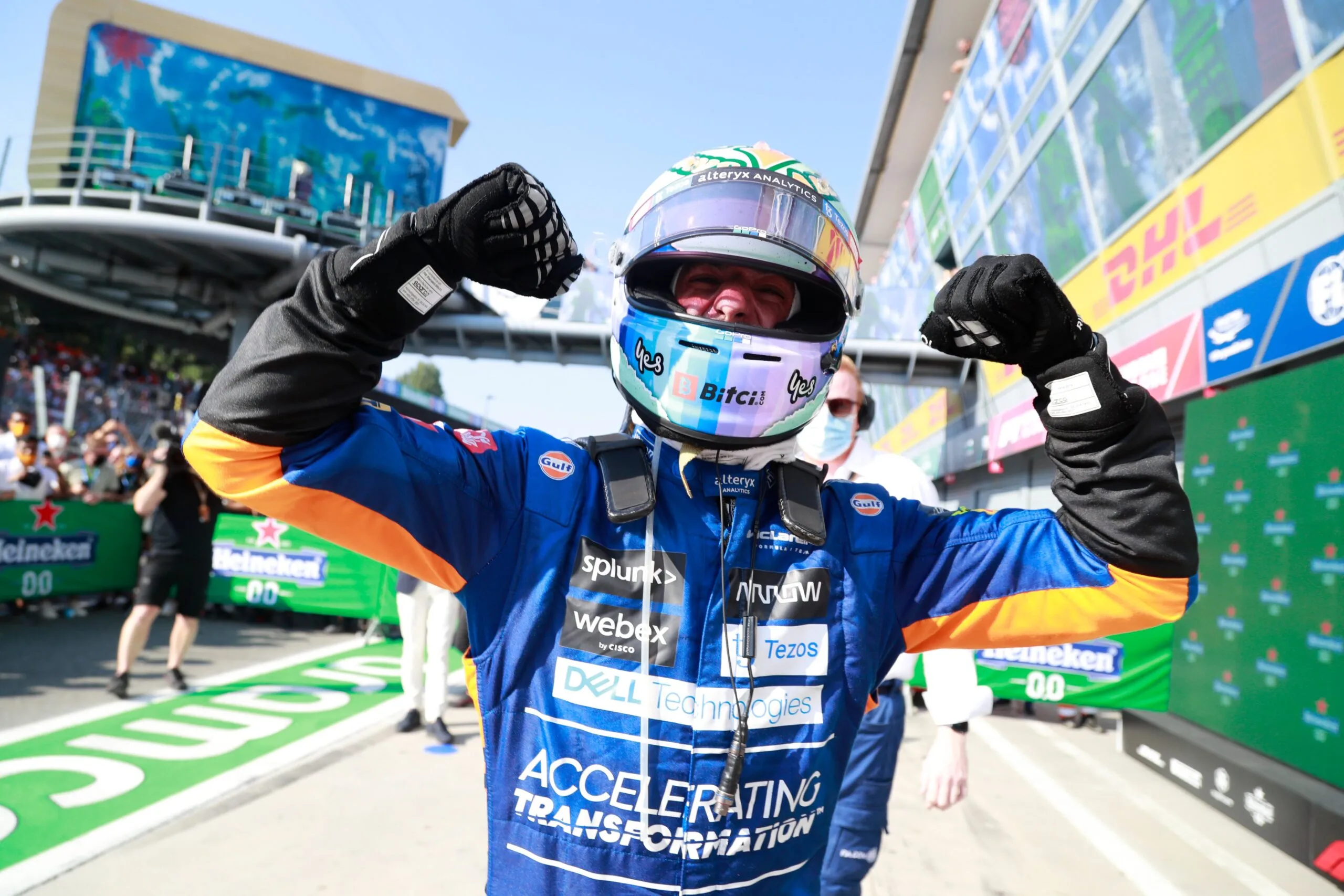 Daniel Ricciardo gana en Monza tras el desastre de Verstappen y Hamilton