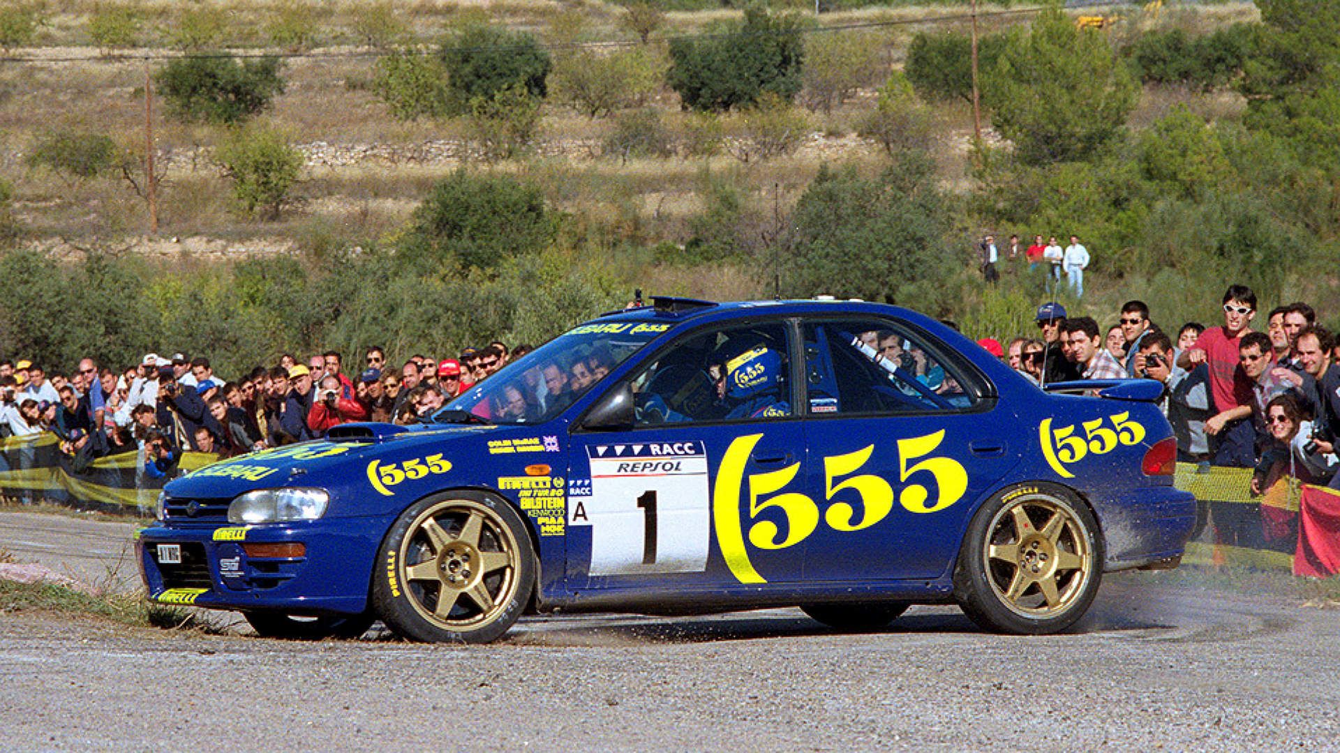 Subaru Impreza 555 de Colin McRae campeón de rally en 1995