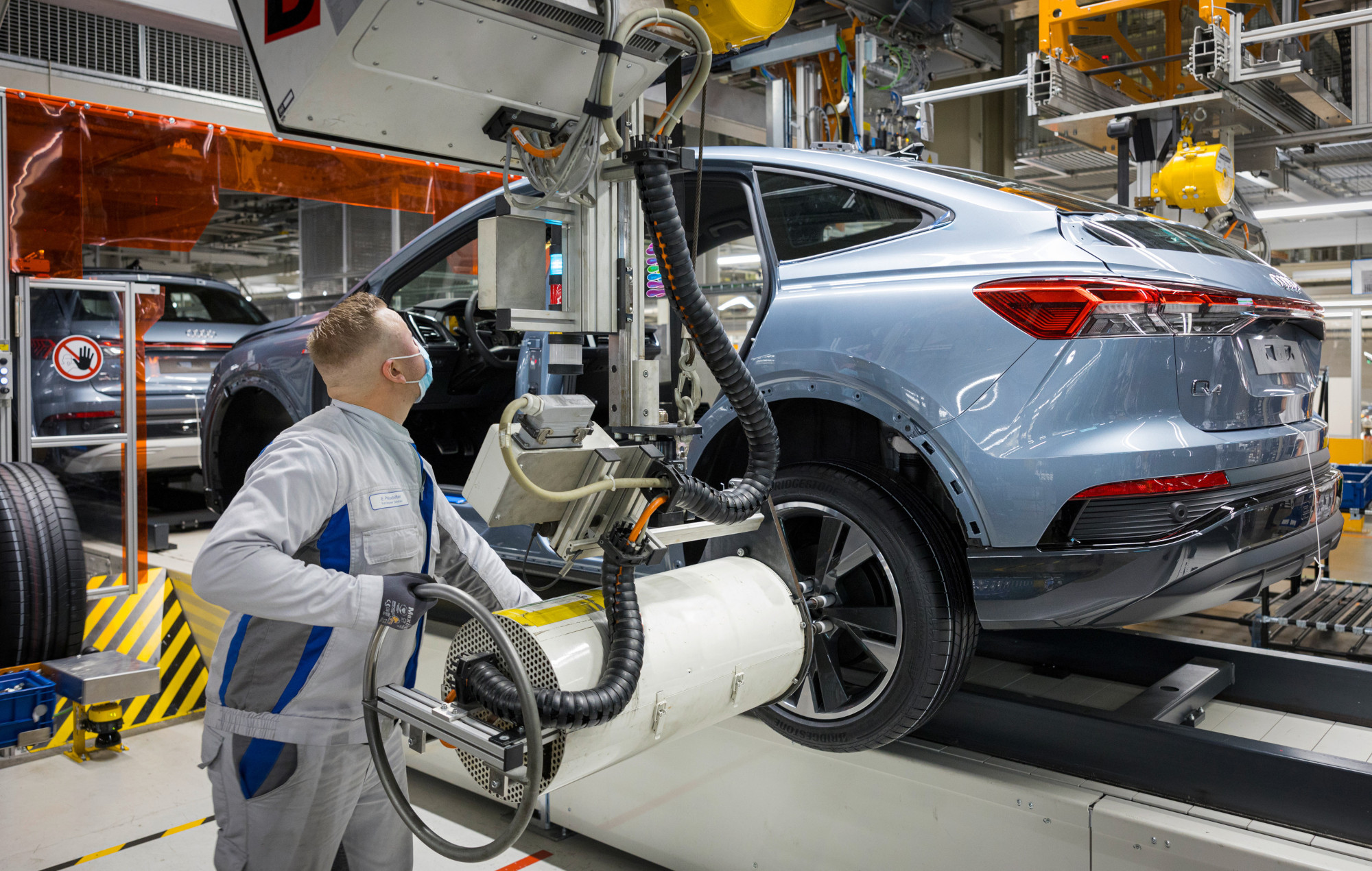 Audi Q4 e tron producido en Zwickau