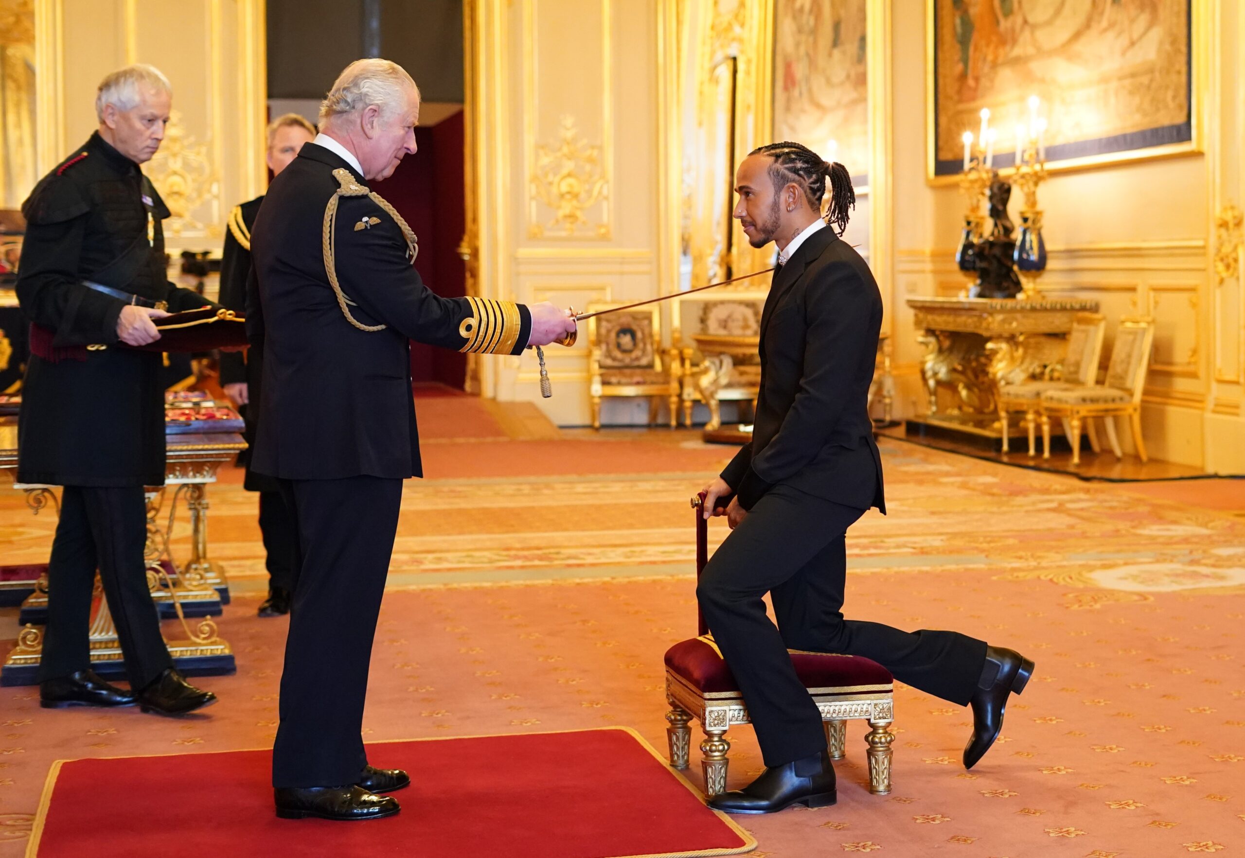 Sir Lewis Hamilton, nombrado caballero en el Castillo de Windsor