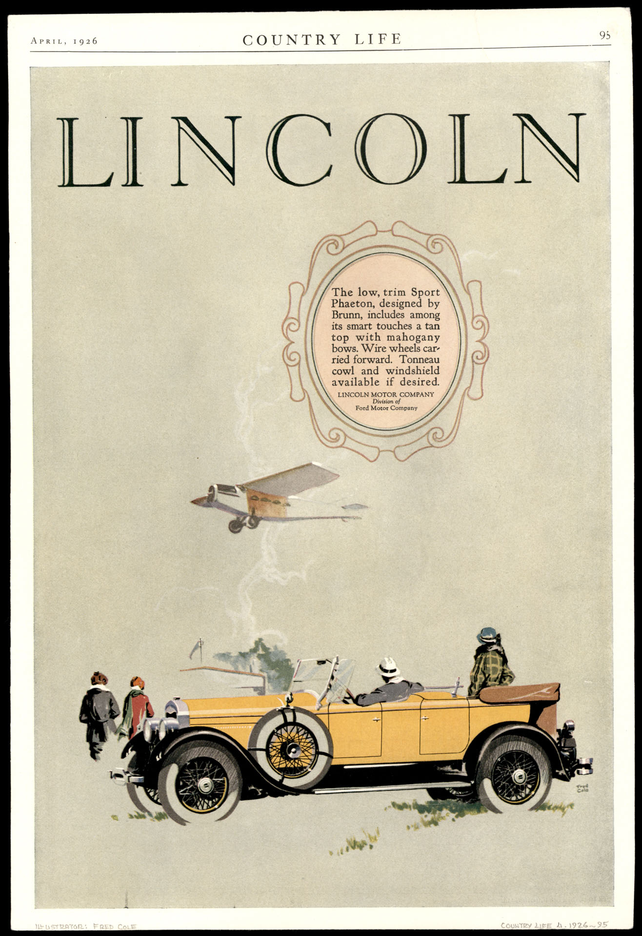 1925 Lincoln Model L Touring Car by Brunn | Memo Lira